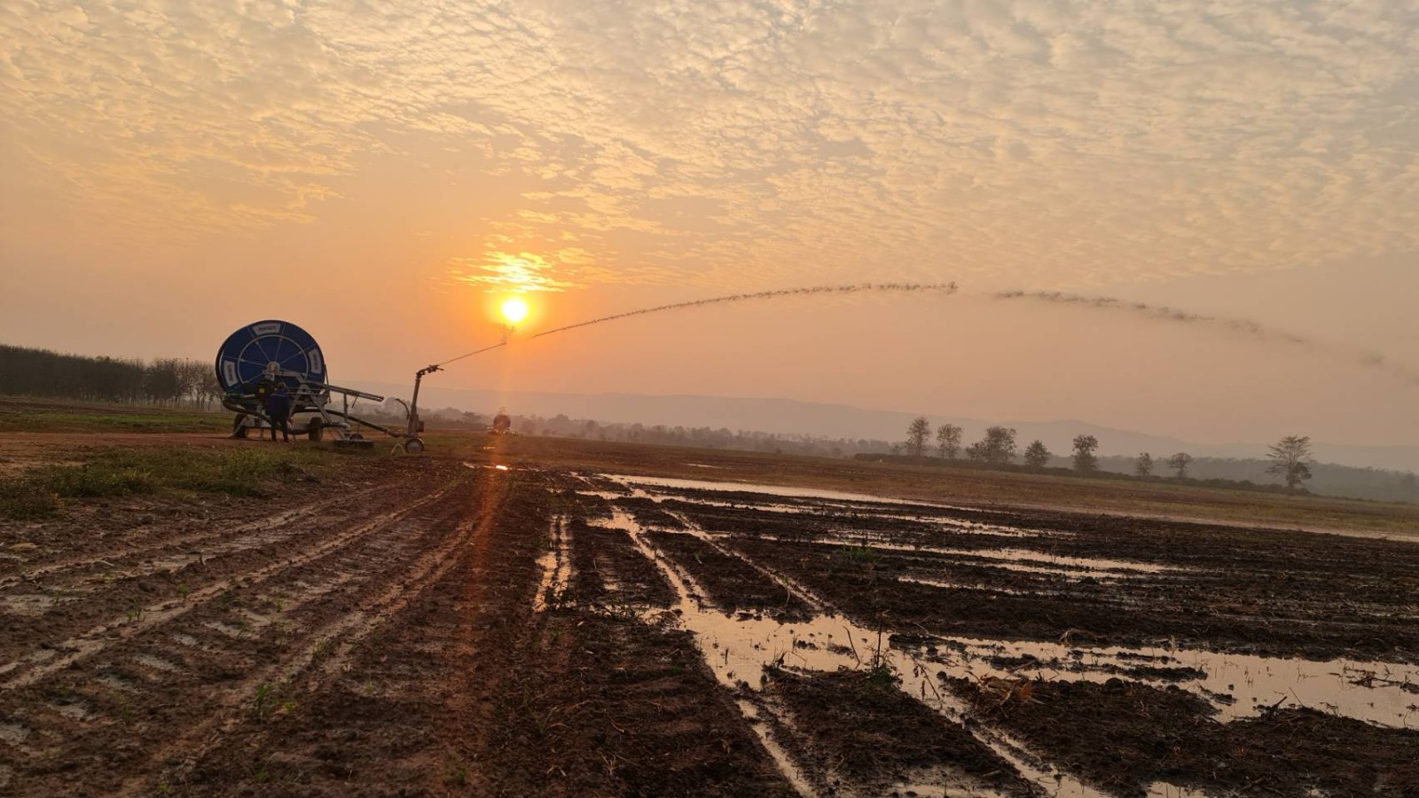 การจัดการและควบคุมอากาศในระบบชลประทานแบบสายยางม้วน